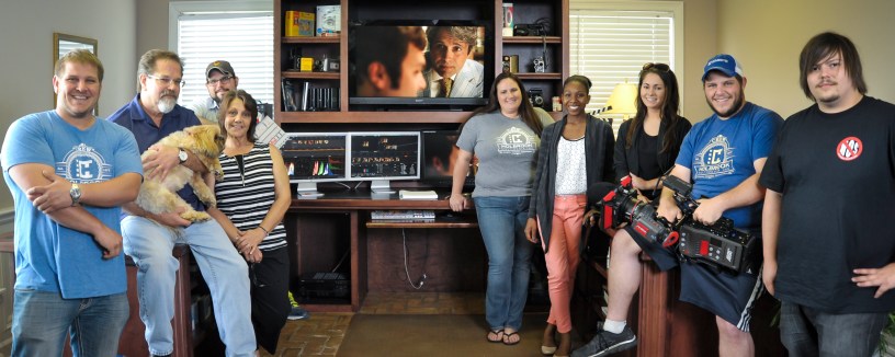 Sammy Holbrook, Bob Holbrook (with Tonio the dog), Kim Holbrook, Mark Tassin, Jenn Holbrook, Chasah West, Jenni Robin, Bobby Holbrook and Colby Huval