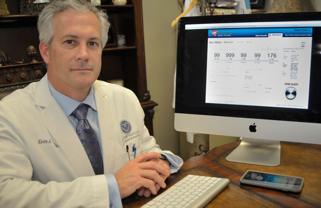 Lafayette cardiologist Dr. Kevin Courville has developed a revolutionary software solution that monitors patients daily and detects heart failure before it happens.